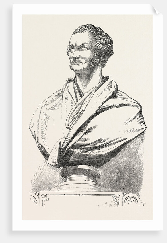 Monumental Bust of the Right Hon. The Late Charles Buller, in Westminster Abbey, London by Anonymous