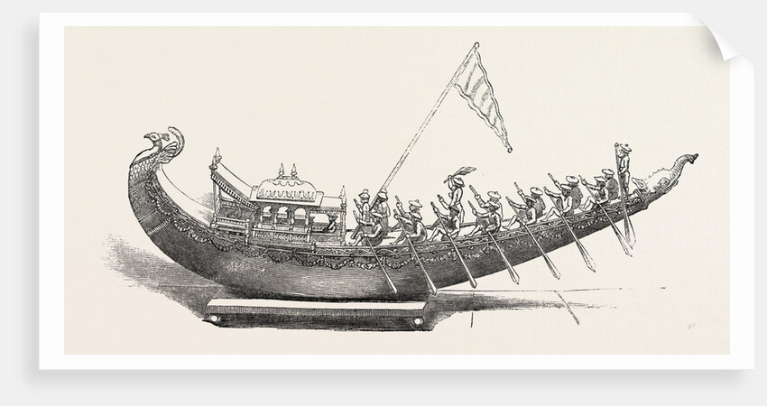 The Great Exhibition: Model of an Indian Barge, East Indian Department by Anonymous