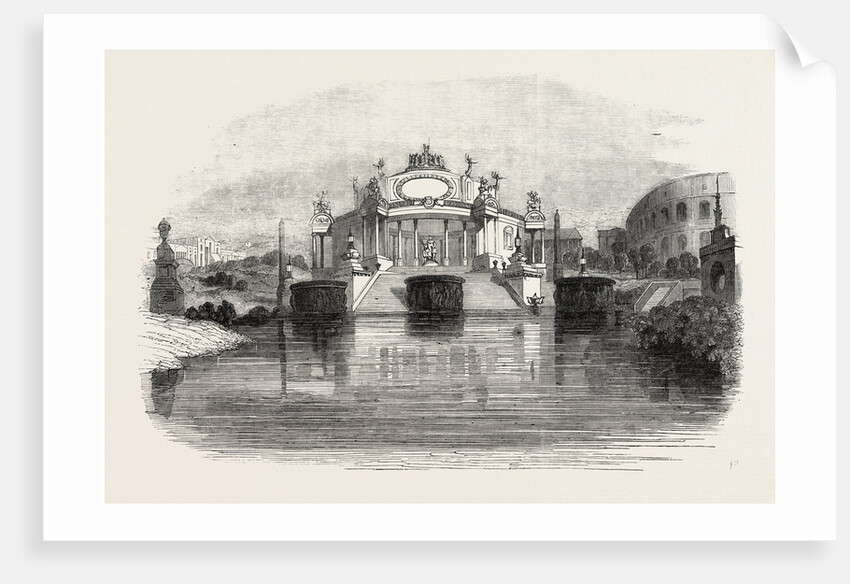 The Temple of Janus, at the Surrey Zoological Gardens, London by Anonymous