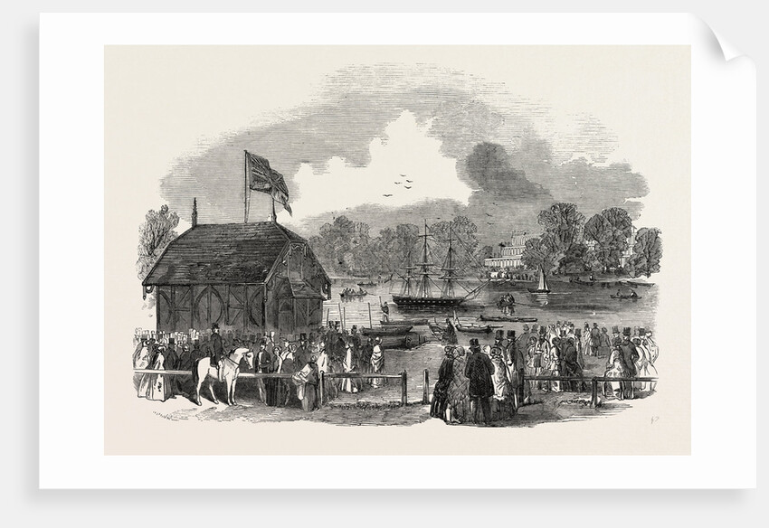 The Ferry at the Serpentine, Hyde Park, London by Anonymous