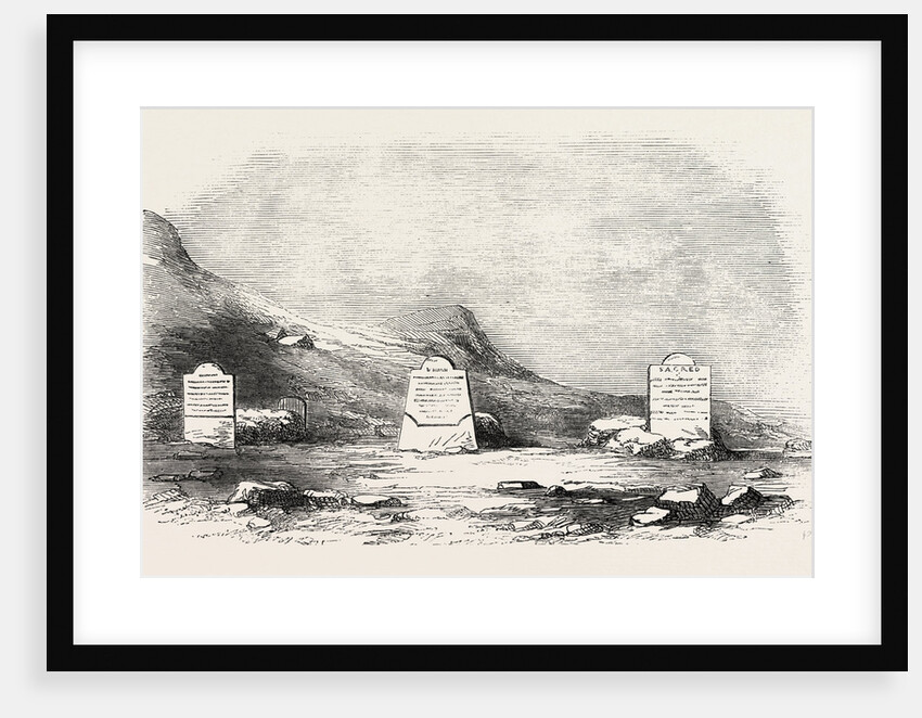 Traces of the Franklin Expedition: The Three Graves at Cape Riley, Beechy Island; John Torrington, John Hartnell, William Braine by Anonymous