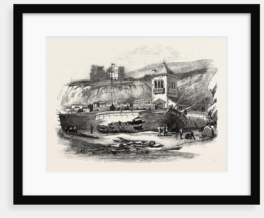 Wreck of the Brigs Mary and Hope, at Whitby, Yorkshire by Anonymous