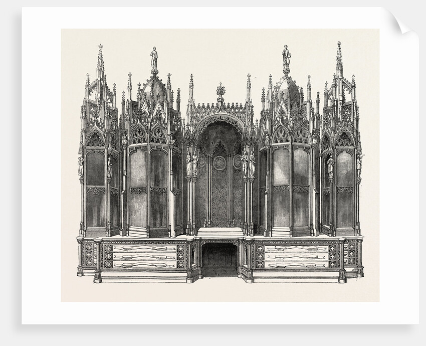 Gothic Bookcase by Anonymous