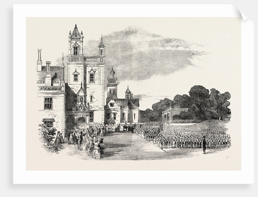 Presentation of the Address to Her Majesty Queen Victoria, at Worsley Hall by Anonymous