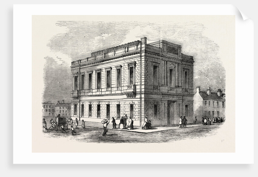 Exterior of the Manchester Free Library by Anonymous