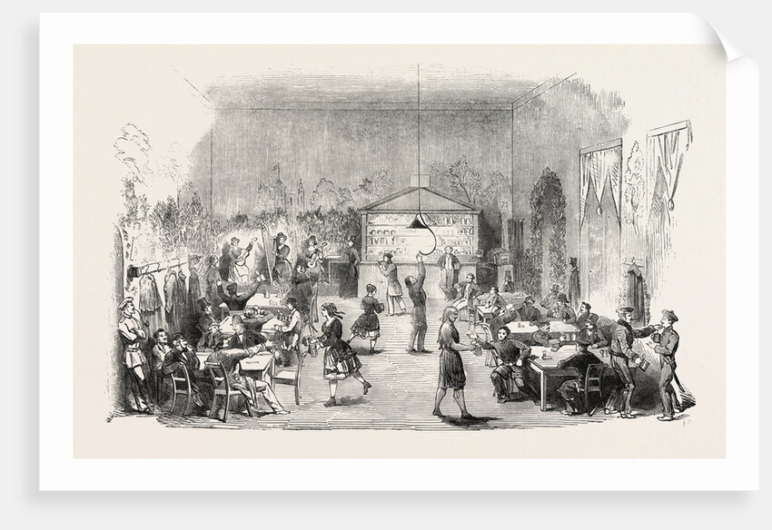 The Corso Halle, Berlin, Skating Waitresses, Germany by Anonymous