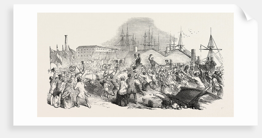 M. Kossuth Leaving the Docks at Southampton by Anonymous