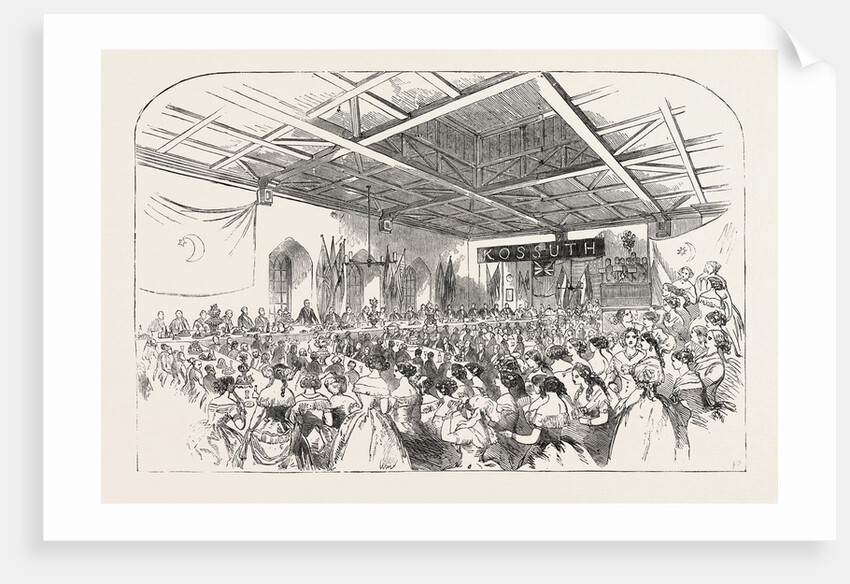 Banquet to M. Kossuth, in the Town Hall, Southampton by Anonymous