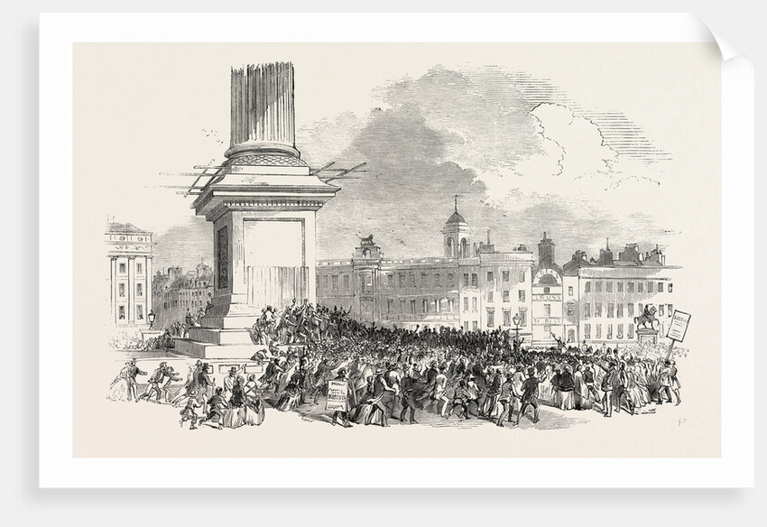 M. Kossuth Addressing the People at Charing Cross, London by Anonymous