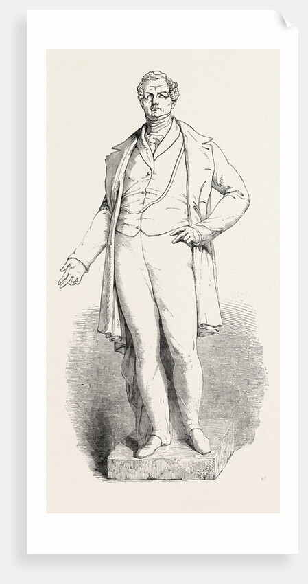 Bronze Statue of the Late Sir R. Peel, Bart., the Bury Testimonial by Anonymous