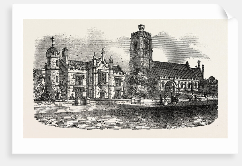 Homerton Parsonage and Church by Anonymous