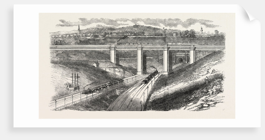 Viaduct Across the Great Northern Railway by Anonymous