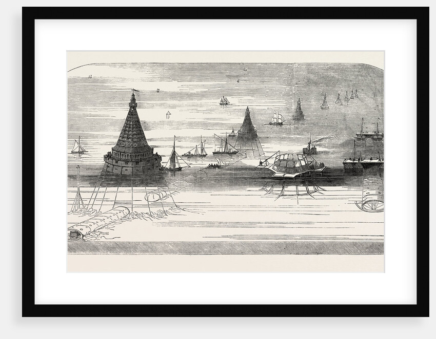 Submarine Railway Between France and England, Projected by Hector Horeau by Anonymous