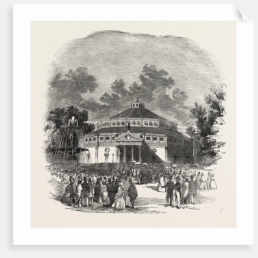 Exterior of the Circus of the Champs Elysees, Paris, France by Anonymous