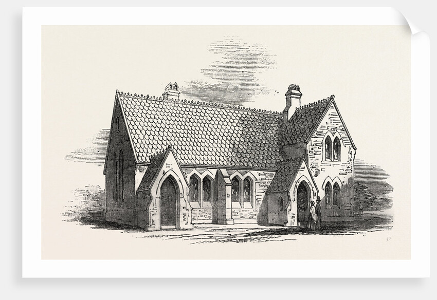 National School, at Sproughton, Near Ipswich by Anonymous