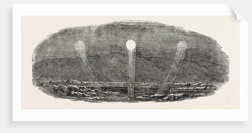 Captain Austin's Arctic Expedition: Parhelia, Witnessed October 4, 1850, at Griffith's Island by Anonymous