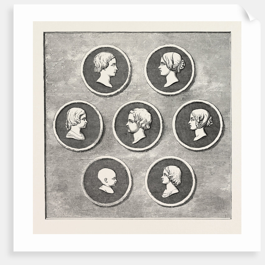 Portraits of the Royal Children, Modelled by Command of Her Majesty, Royal Mint by Anonymous