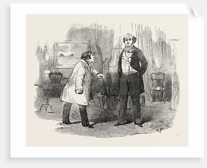 Scene from the New Comedy of Tender Precautions, at the Princess' Theatre, London by Anonymous
