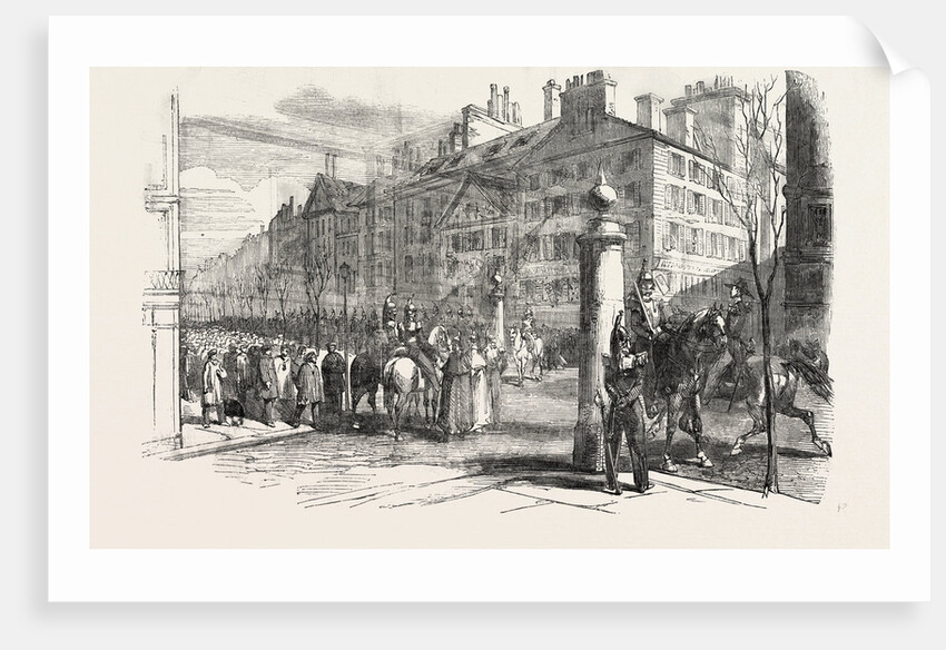 The Revolution in France: The Boulevard Montmartre, Paris, 1851 by Anonymous
