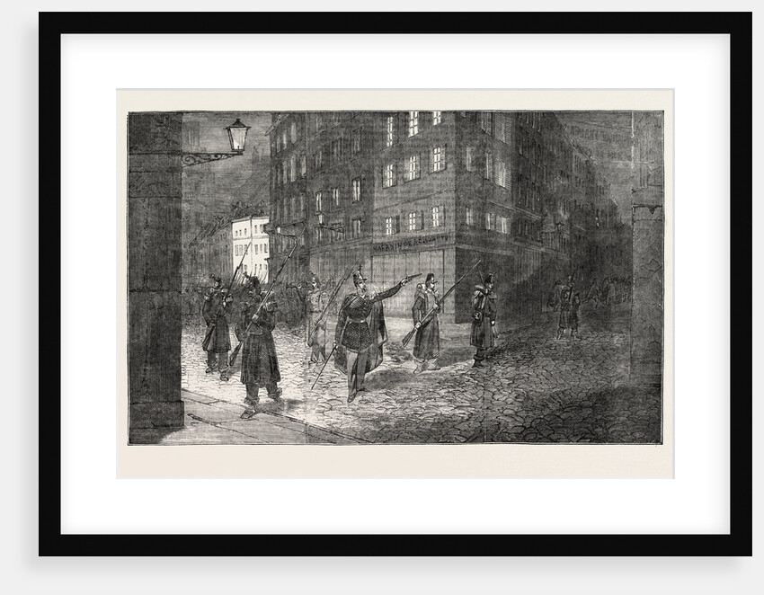 The Revolution in France: Troops Clearing the Streets, Paris, 1851 by Anonymous