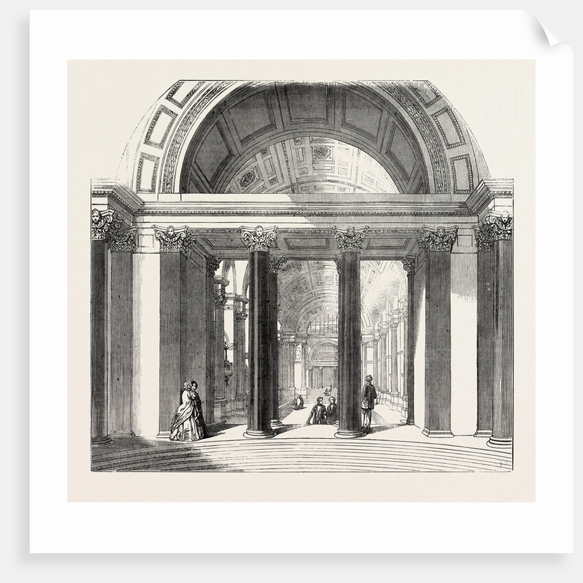 Part of the Crown Court, Showing the Great Hall in the Distance, St. George's Hall, Liverpool by Anonymous