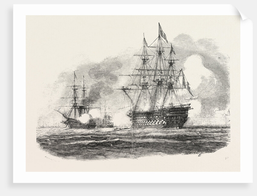 Bombardment of Salee on the Coast of Morocco, by the French by Anonymous