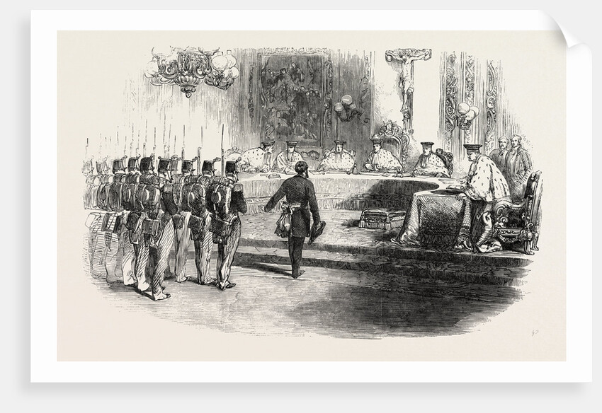 The Last Sitting of the High Court of Justice, France by Anonymous