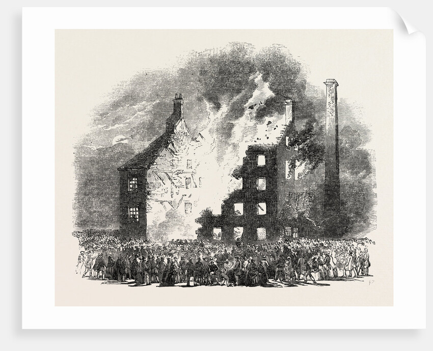 Destructive Fire at Fiskerton Mill, Near Southwell, Notts. by Anonymous