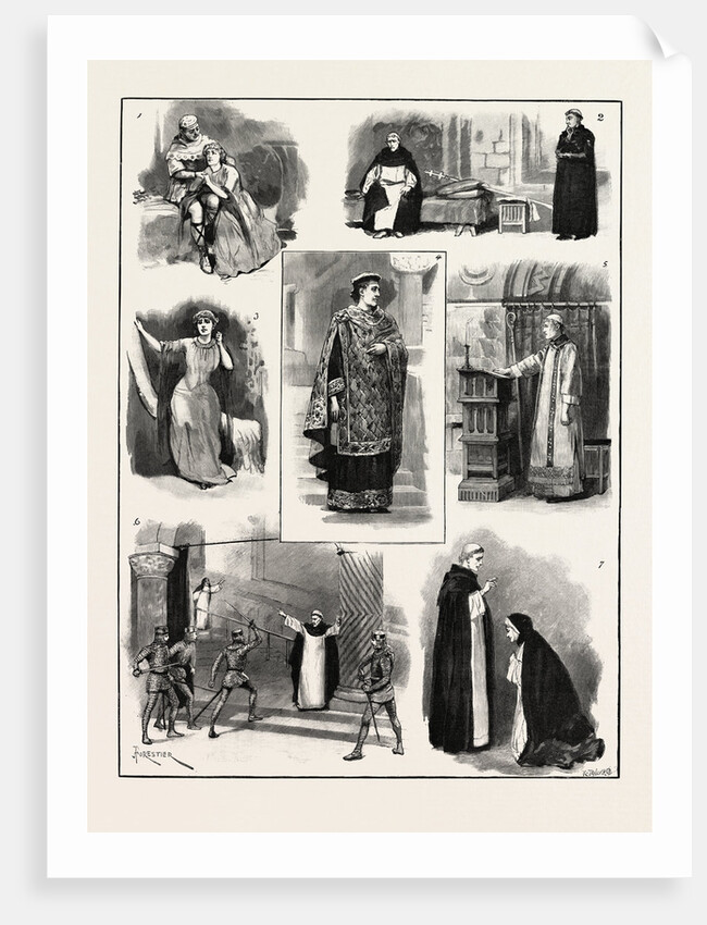 Lord Tennyson's Play of Becket, at the Lyceum Theatre, London by Anonymous