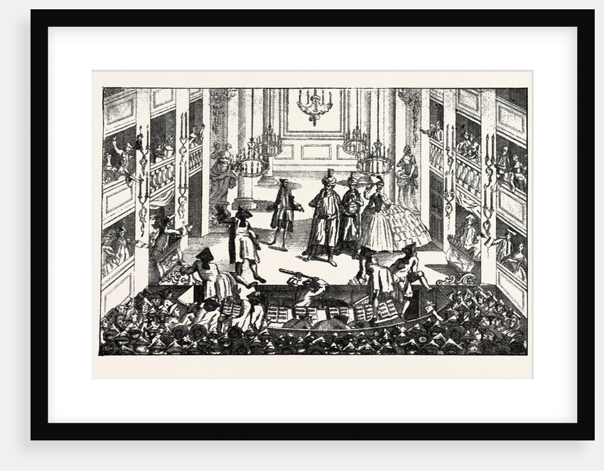 Stage of Covent Garden Theatre in 1763, London by Anonymous