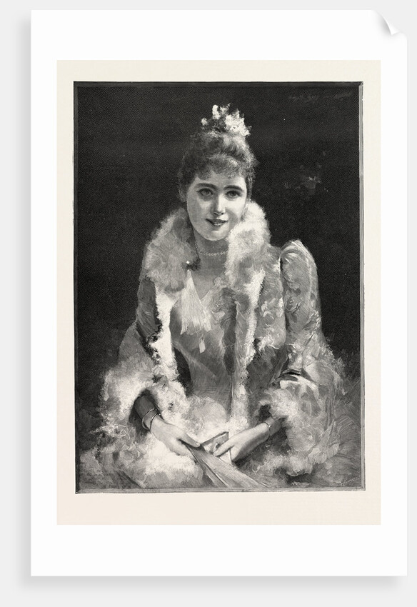 At the Play; a Lady at the Theatre by Anonymous