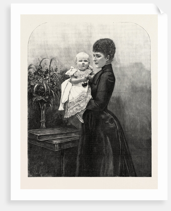 The Princess of Wales and Her Granddaughter, UK by Anonymous