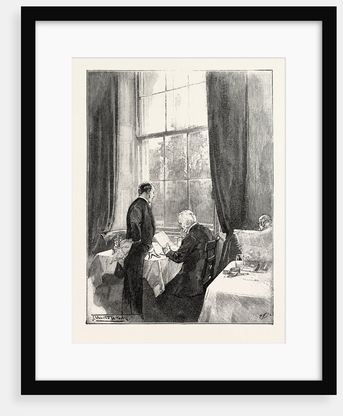 The Coffee Room, Athenaeum Club, Pall Mall, London by Anonymous