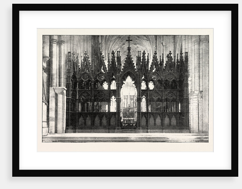Eight Hundredth Anniversary of Winchester Cathedral: The Choir Screen, UK by Anonymous