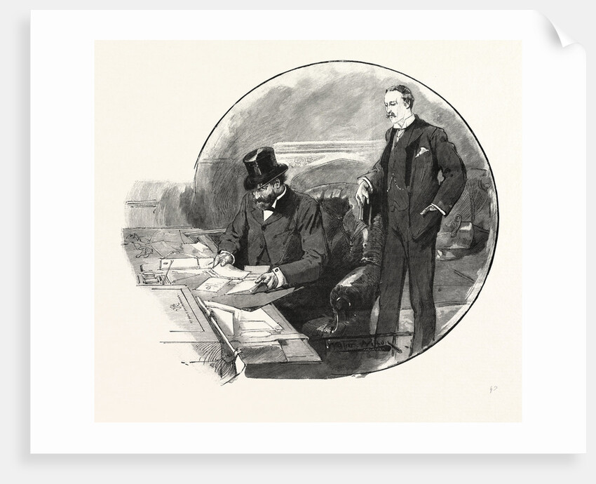 A Division in the House of Commons: The Government Whips: Mr. E. Marjoribanks and Mr. T. Ellis, UK by Anonymous