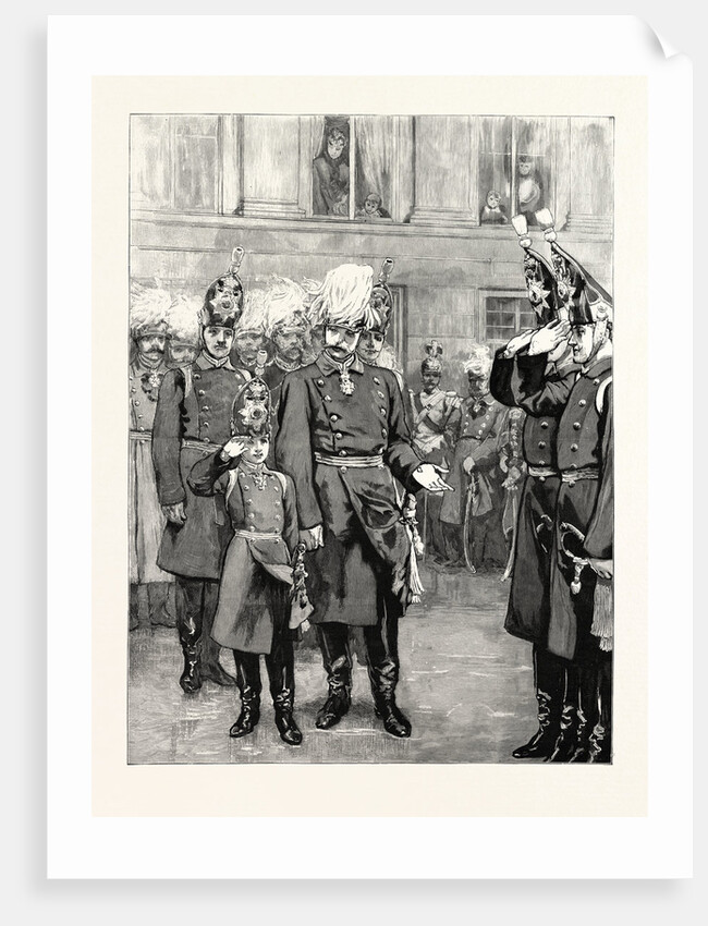 The Reception of the Crown Prince of Prussia Into the First Regiment of Guards at Potsdam by Anonymous