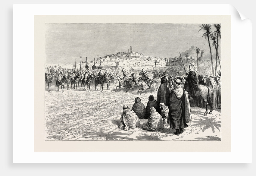 The French in Algeria: An Arab Fantasia at Gardaia in Honour of the Governor of Algiers by Anonymous