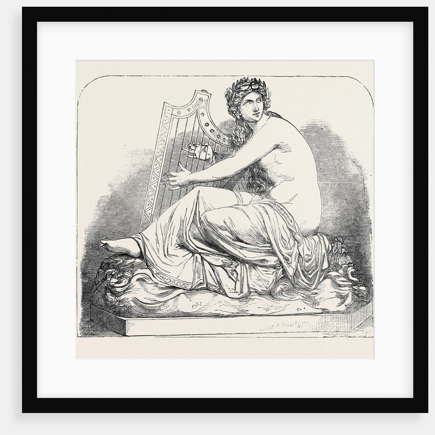 The Queen of the Waters Tuning Her Harp to Celebrate the Alliance of the Western Powers. (Sculptere), Exhibition of the Royal Academy by Anonymous