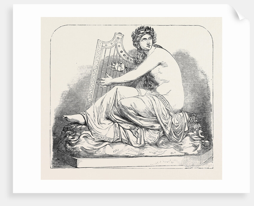 The Queen of the Waters Tuning Her Harp to Celebrate the Alliance of the Western Powers. (Sculptere), Exhibition of the Royal Academy by Anonymous