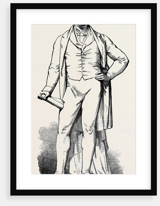 Bronze Statue of the Late Sir Robert Peel, Just Erected at the West End of Cheapside by Anonymous