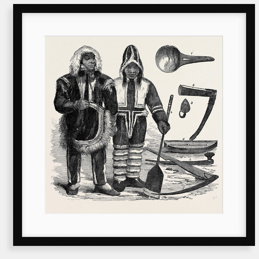 Costume of a New Tribe of Esquimaux by Anonymous