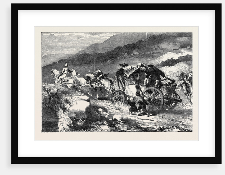 The Stagecoach of the Last Century, from the Exhibition of the Society of Painters in Water Colours by Anonymous