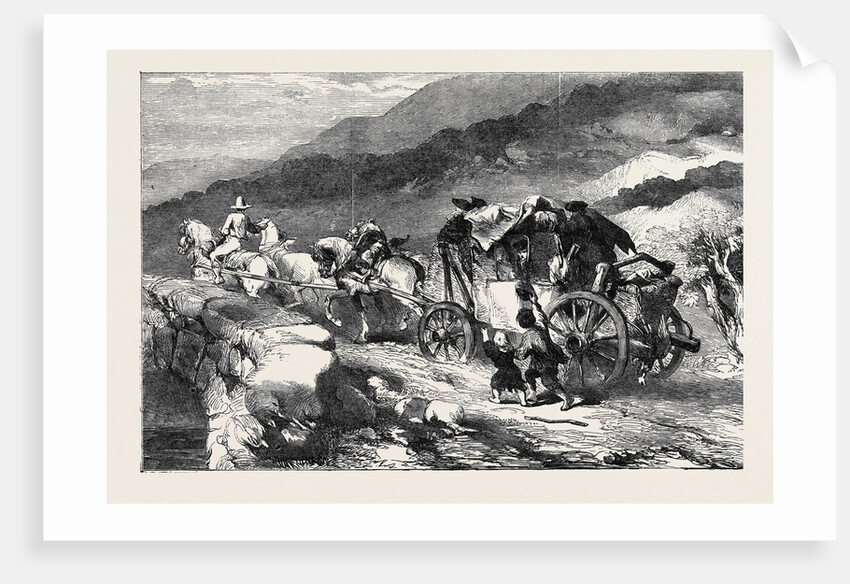 The Stagecoach of the Last Century, from the Exhibition of the Society of Painters in Water Colours by Anonymous