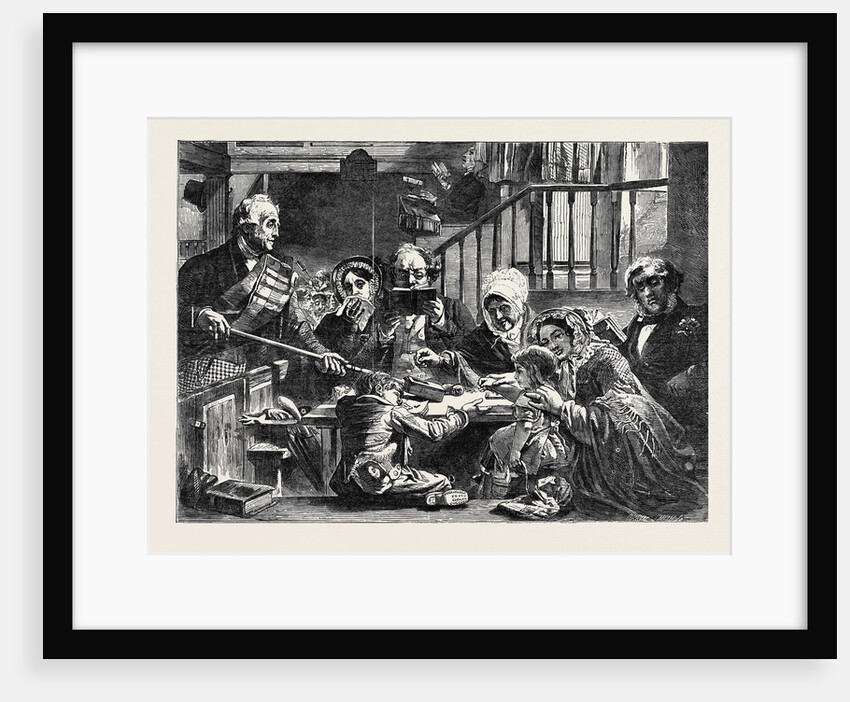 Collecting the Offering in a Scotch Kirk, from the Exhibition of the Royal Academy by Anonymous