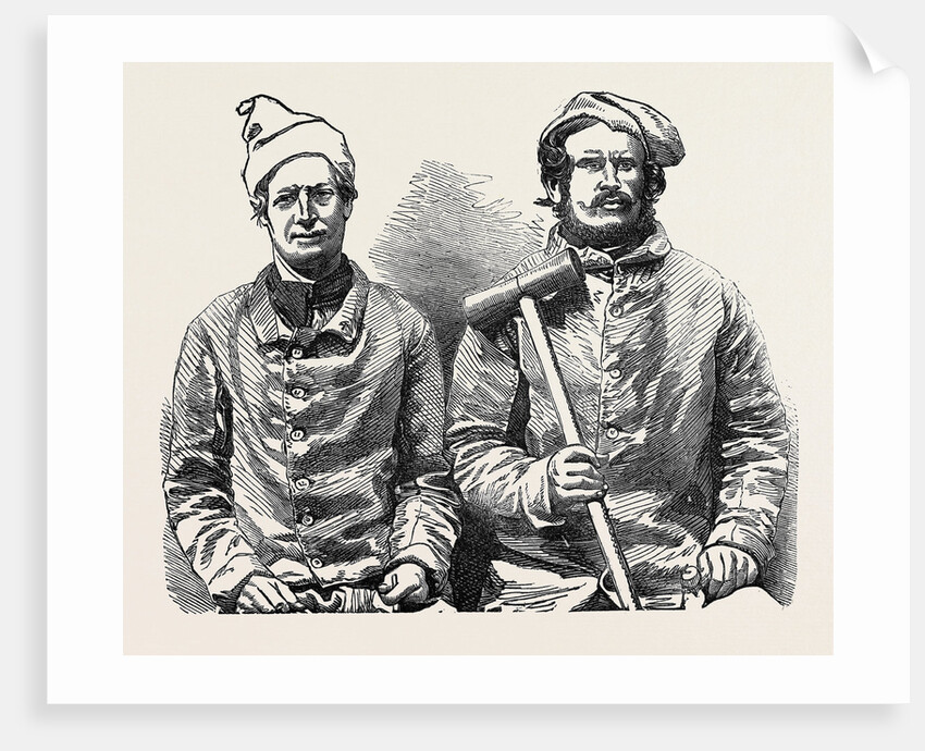 Invalided Soldiers Before the Hospital Barracks, at Brompton. by Anonymous