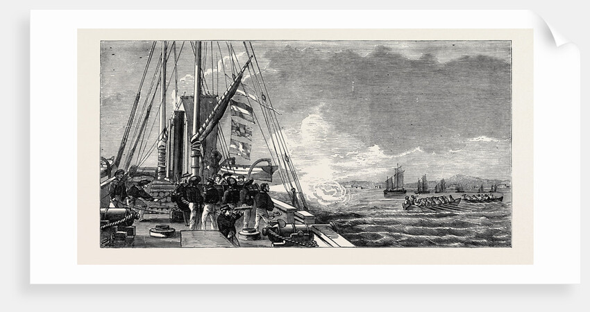 The Baltic Fleet: the Snap Gun Boat of H.M.S. James Watt Sent to Intercept Along Shore Traffic by Anonymous