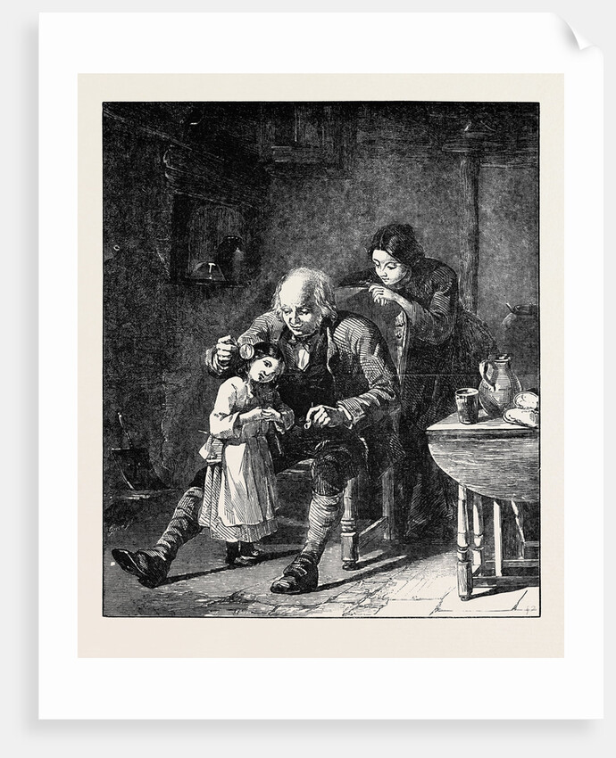 The Grandfather's Watch, from the Exhibition of the Society of Painters in Water Colours by Anonymous