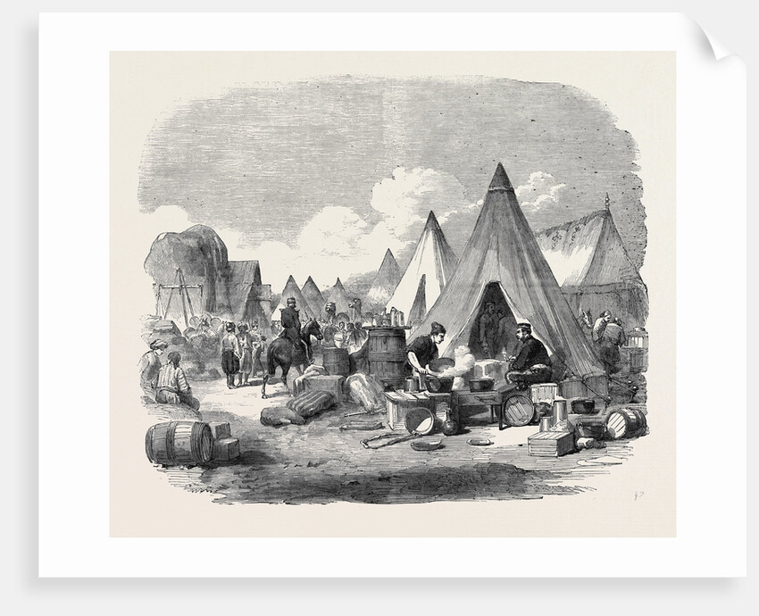 The Commissariat Camp in the Crimea, 3rd Division by Anonymous