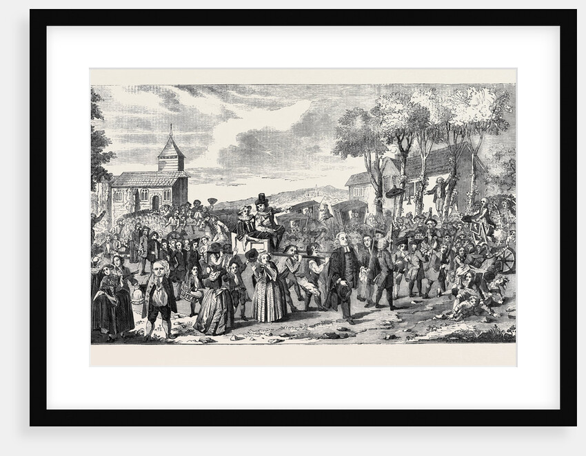 The Dunmow Procession, June 20, 1751 by Anonymous