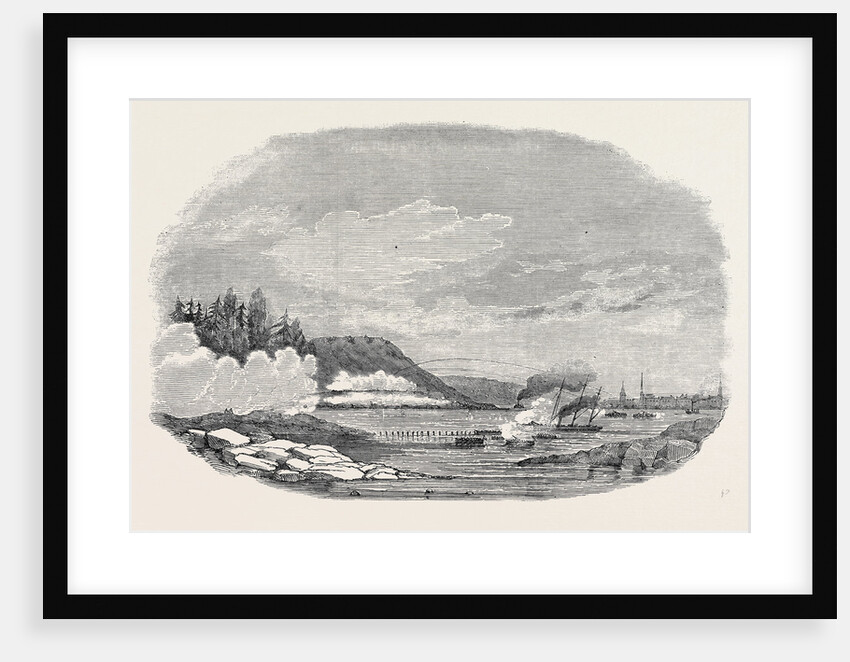 The Gun Boat Ruby, and Boats of the Arrogant and Magicienne Reconnoitring the Strait of Stralsund by Anonymous